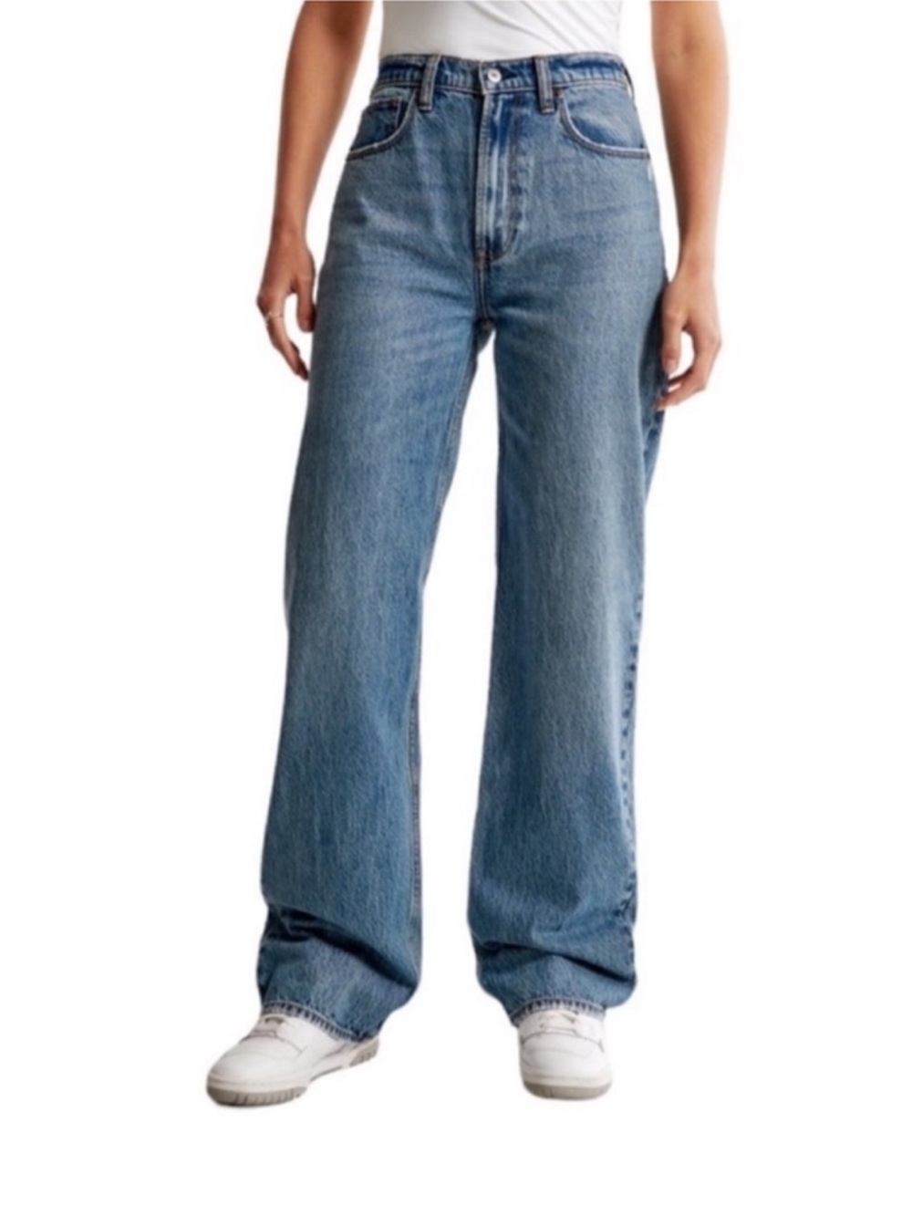 Abercrombie & Fitch The Loose High-Rise Denim Jeans Women’s Size 31